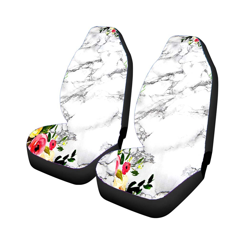 Marble Rose Pink Car Seat Covers