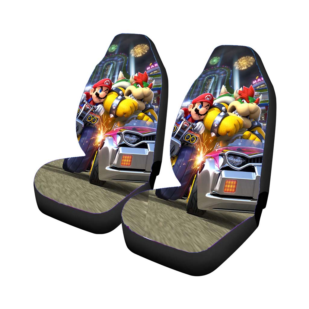 Mario Kart Vs Bowser Car Seat Covers