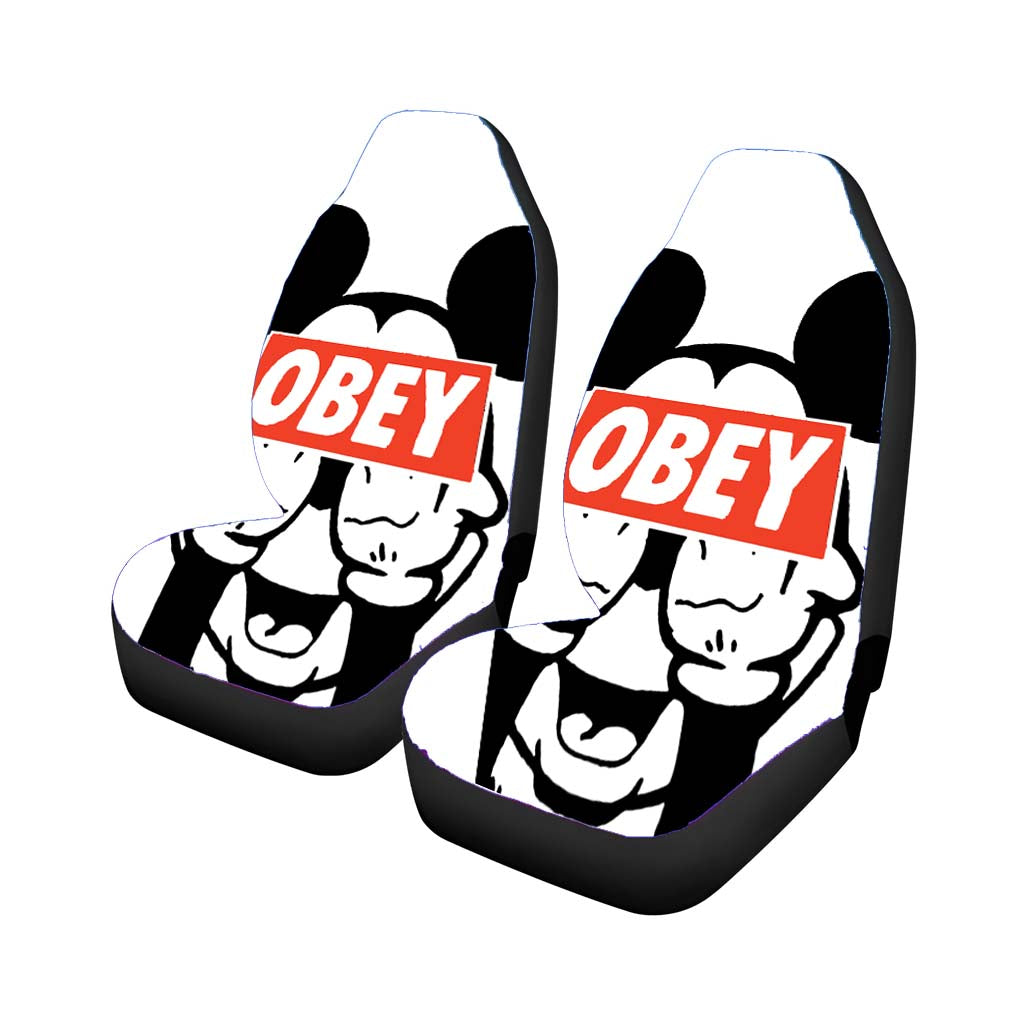 Mickey Obey Car Seat Covers