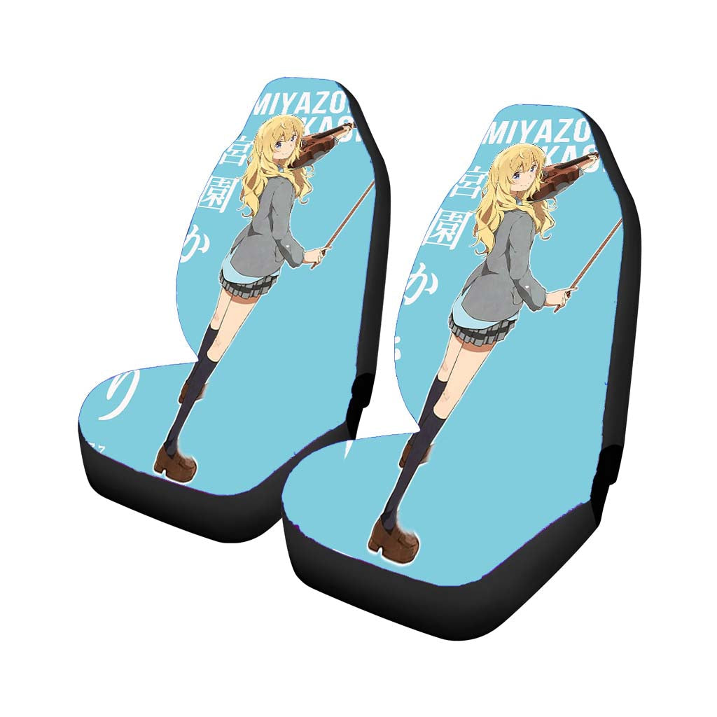 Miyazono Kaori Your Lie In April Car Seat Covers