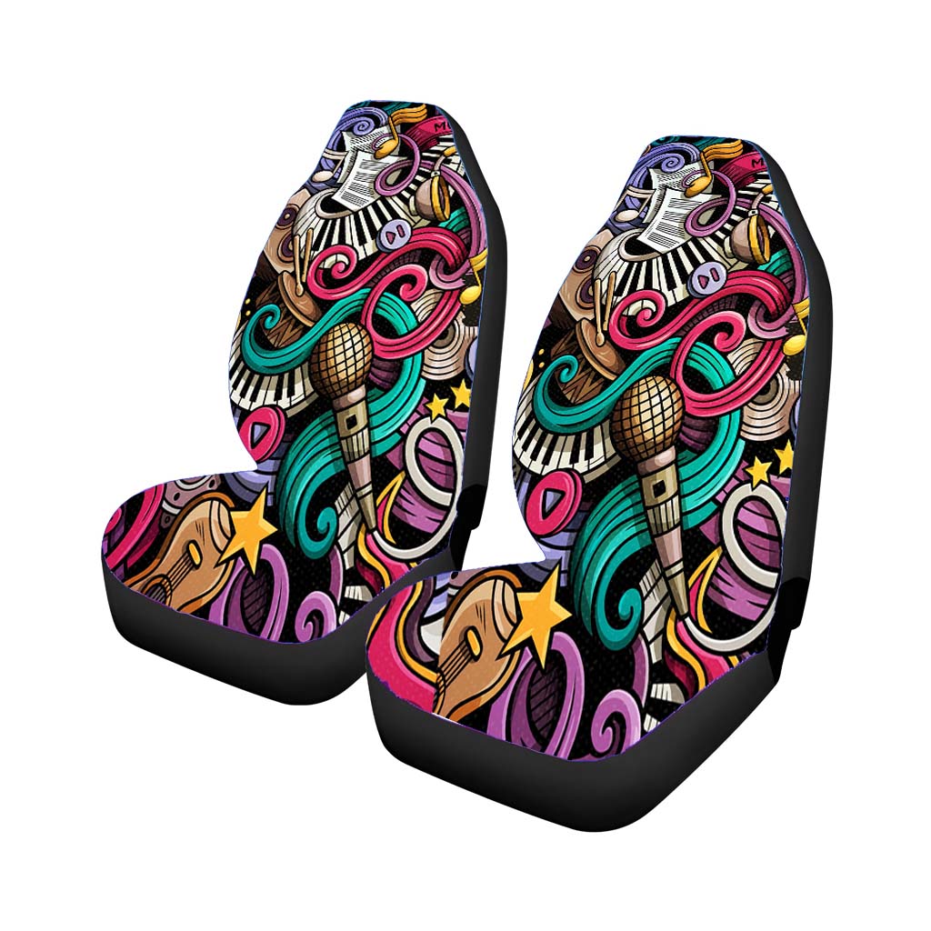 Music Doodles Car Seat Covers