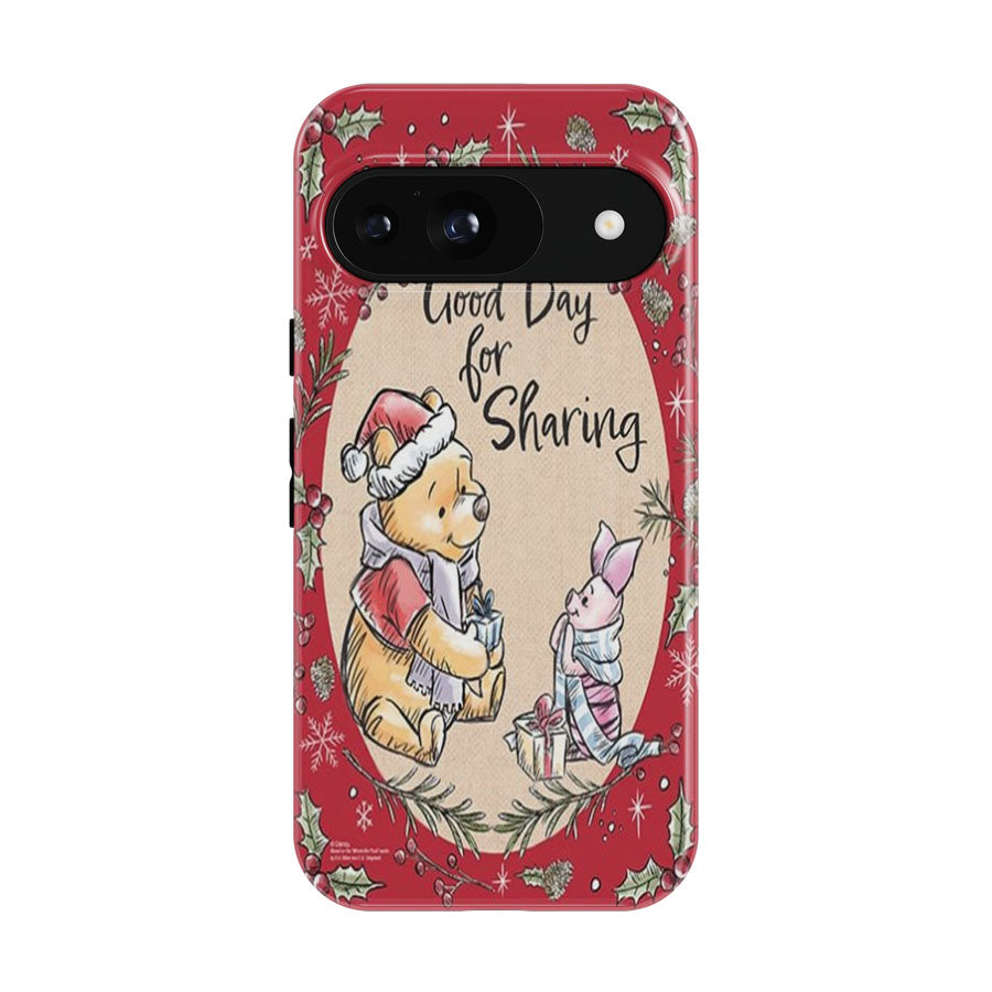 A Good Day For Sharing Pooh And Piglet Google Pixel 9 | 10 Pro Case