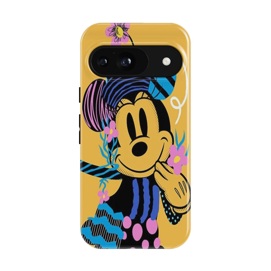 Abstract Spring Minnie Mouse Google Pixel 9 | 10 Pro Case