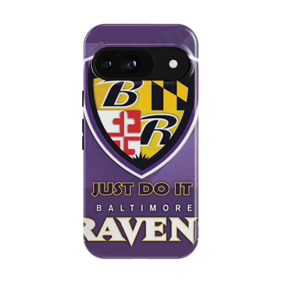 Baltimore Ravens Shield Google Pixel 9 | 10 Pro Case