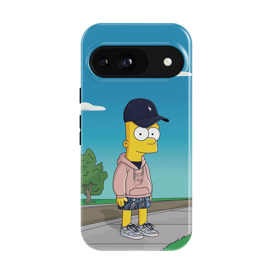 Bart Simpson Bape Wallpaper Google Pixel 9 | 10 Pro Case
