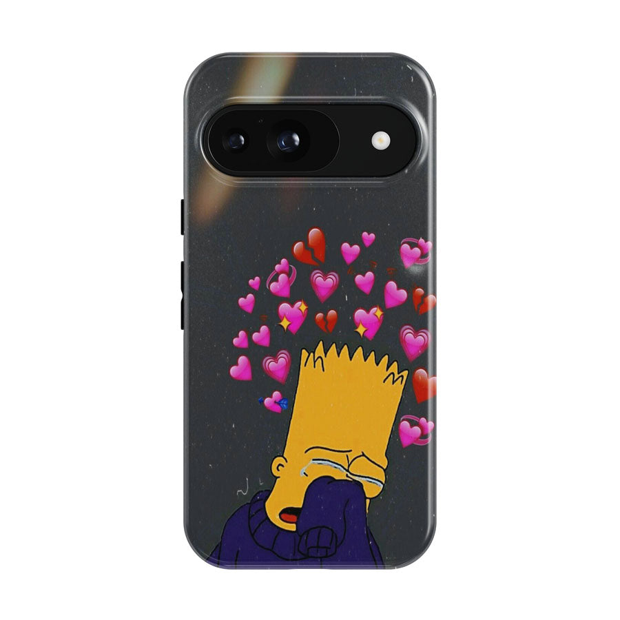 Bart Simpson Sad Life Google Pixel 9 | 10 Pro Case