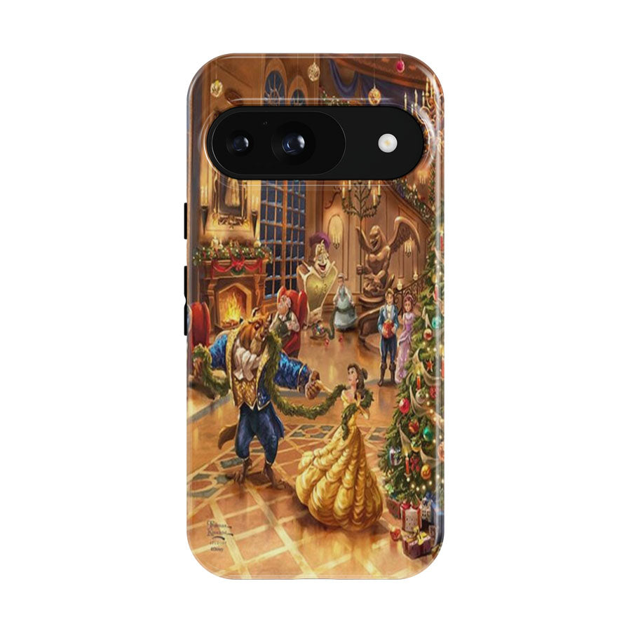 Beauty And The Beast Christmas Celebration Google Pixel 9 | 10 Pro Case