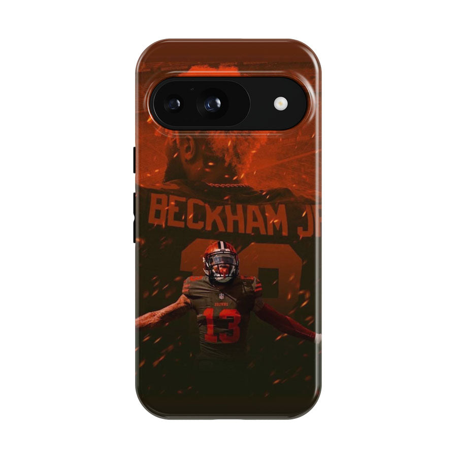 Beckham Jr Orange Cleveland Brown Wallpaper Google Pixel 9 | 10 Pro Case