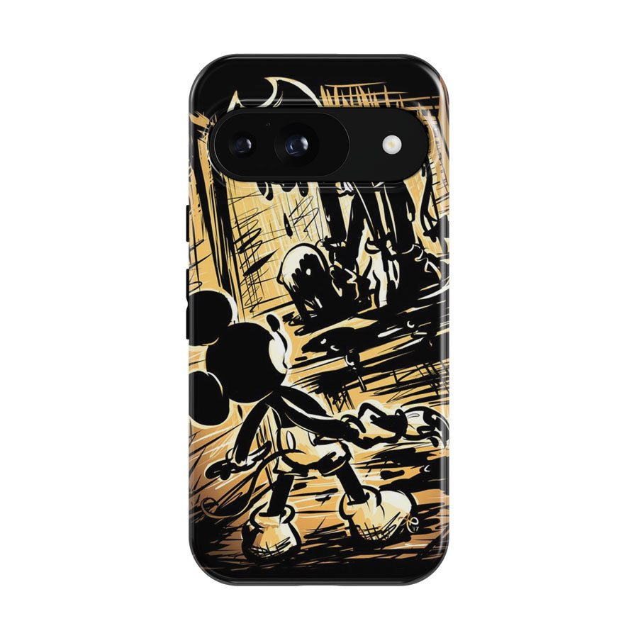 Bendy The Ink Machine Creepy Scary Mickey Mouse Google Pixel 9 | 10 Pro Case