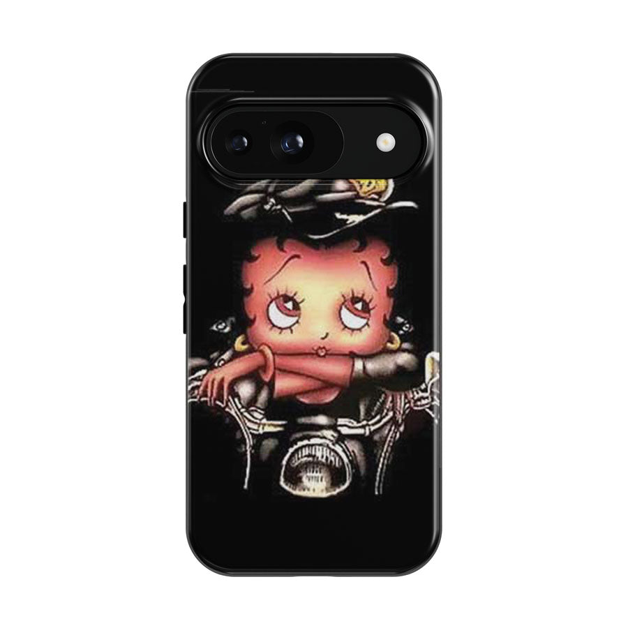 Betty Boop Biker Google Pixel 9 | 10 Pro Case