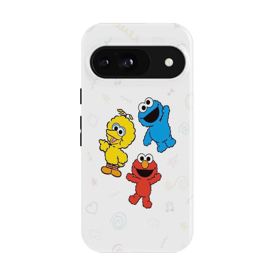 Big Bird Elmo Cookie Monster Google Pixel 9 | 10 Pro Case