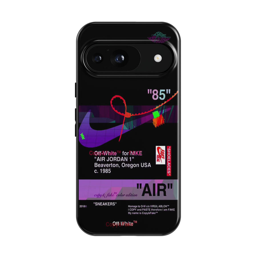 Black Aesthetic Off White Air Google Pixel 9 | 10 Pro Case