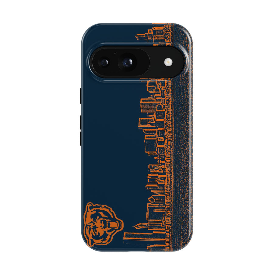 Blue Chicago Bear Google Pixel 9 | 10 Pro Case