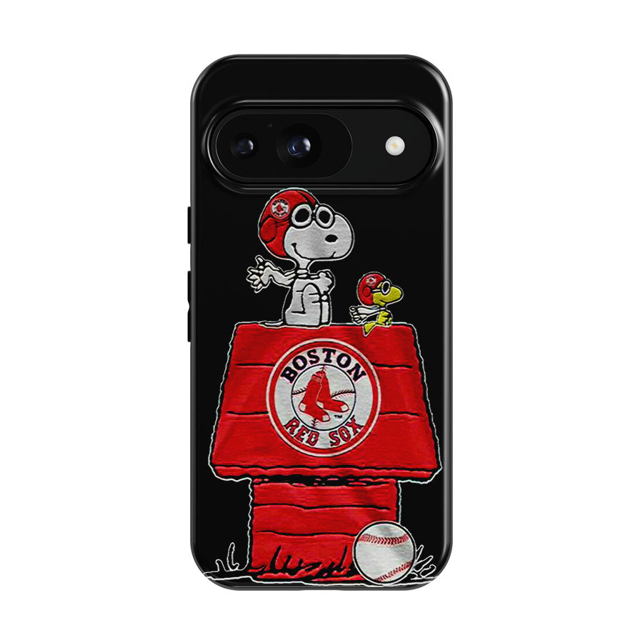 Boston Red Sox Snoopy Google Pixel 9 | 10 Pro Case