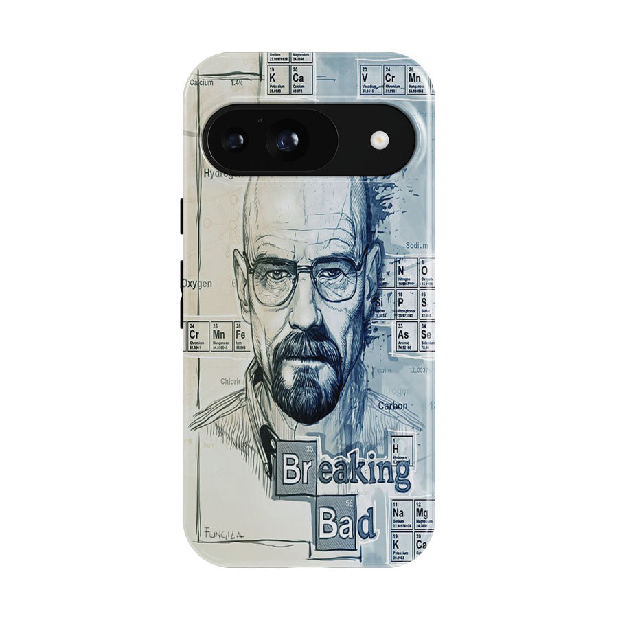 Breaking Bad Mr White Drawing Google Pixel 9 | 10 Pro Case