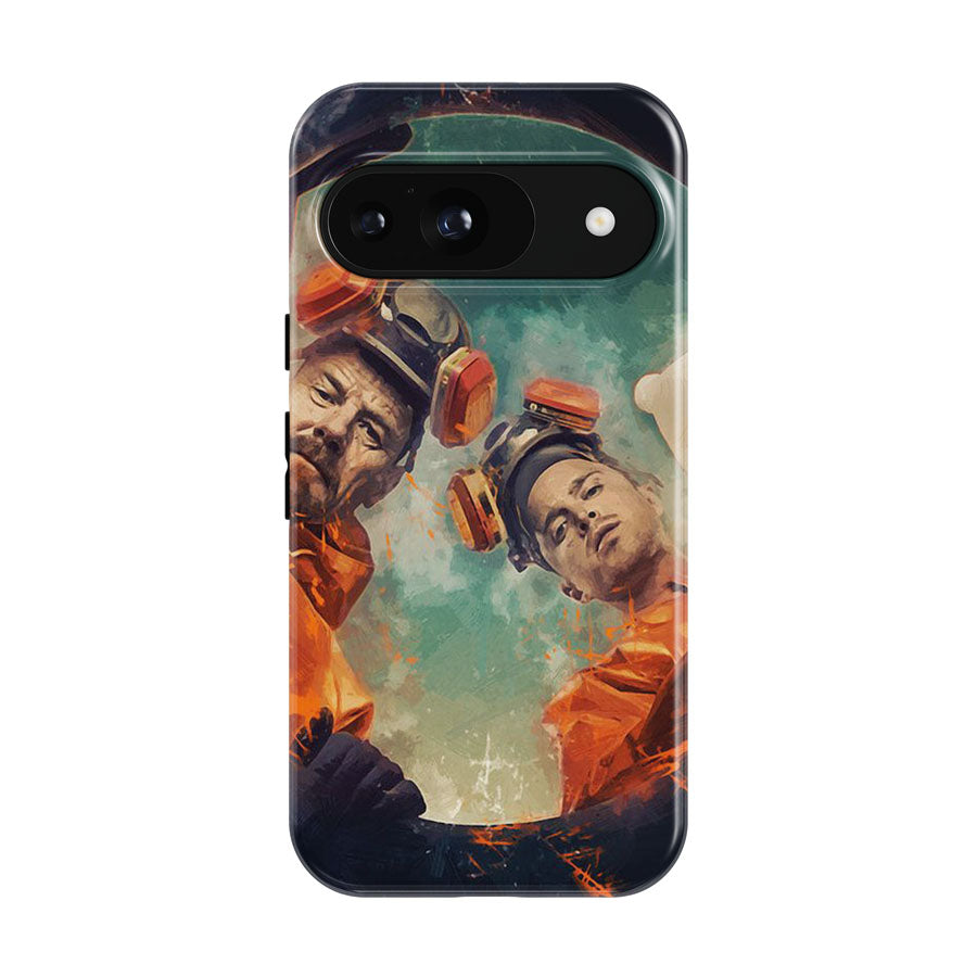 Breaking Bad Pinkman And Walter White Poster Style Google Pixel 9 | 10 Pro Case