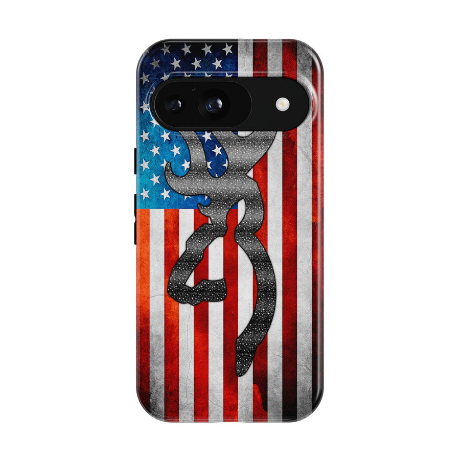 Browning American Flag Google Pixel 9 | 10 Pro Case