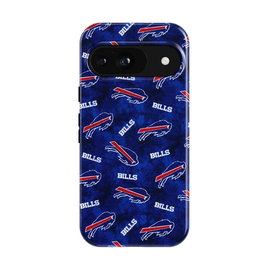 Buffalo Bills Emblem Pattern Google Pixel 9 | 10 Pro Case