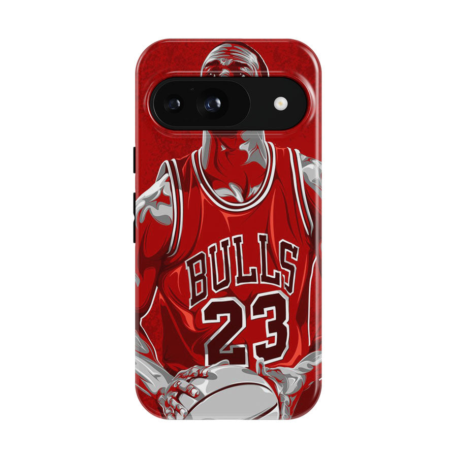 Bulls Man Jordan Chicago Heroes Google Pixel 9 | 10 Pro Case