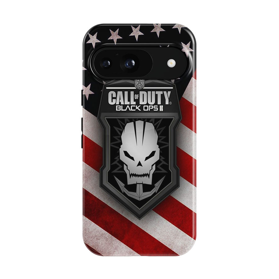 Call Of Duty Skull And Usa Flag Google Pixel 9 | 10 Pro Case