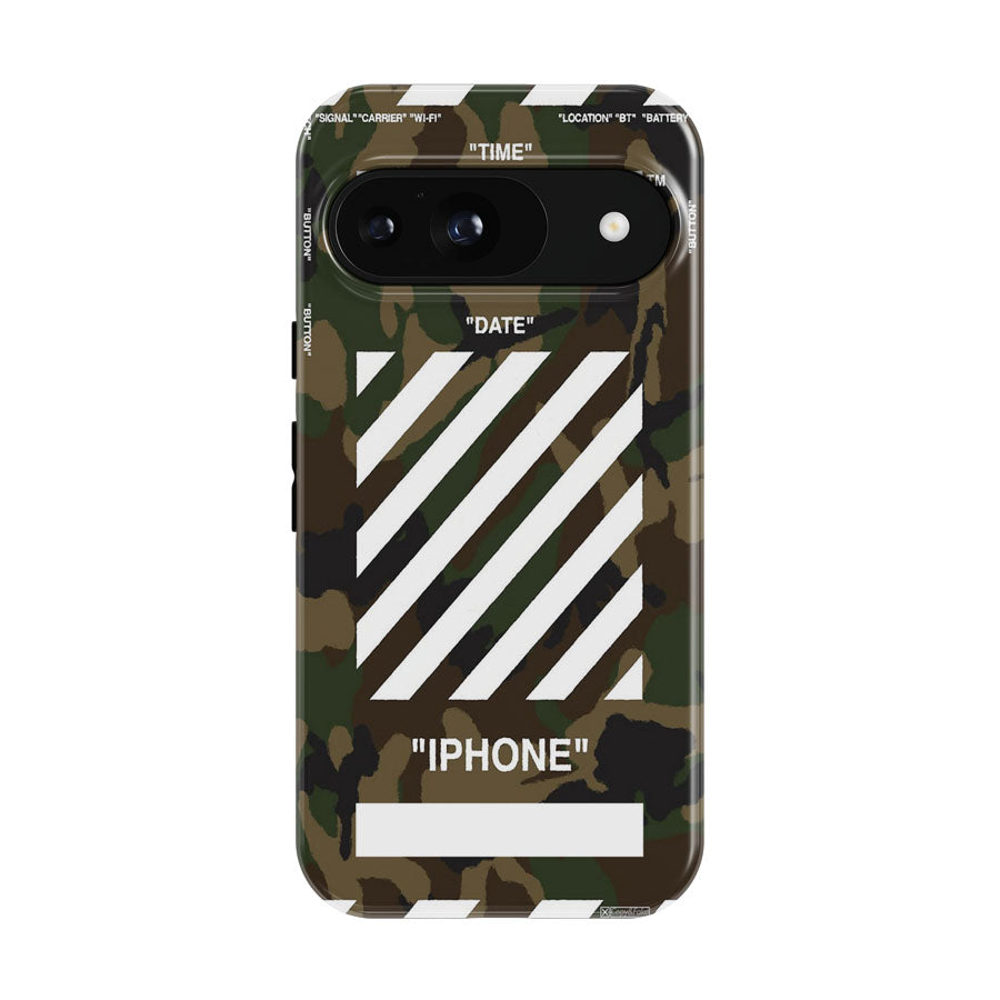 Camouflage Off White Style Google Pixel 9 | 10 Pro Case