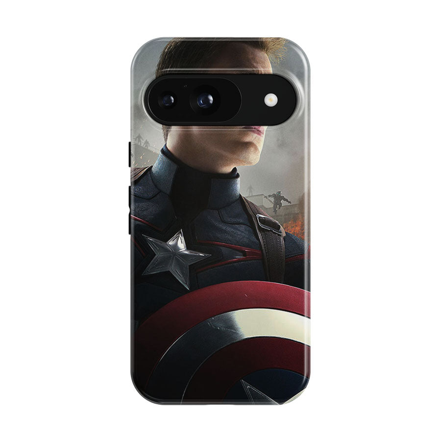 Captain America Photos Cover Marvels Avengers Google Pixel 9 | 10 Pro Case