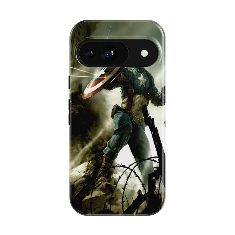 Captain America Shield Defend Google Pixel 9 | 10 Pro Case