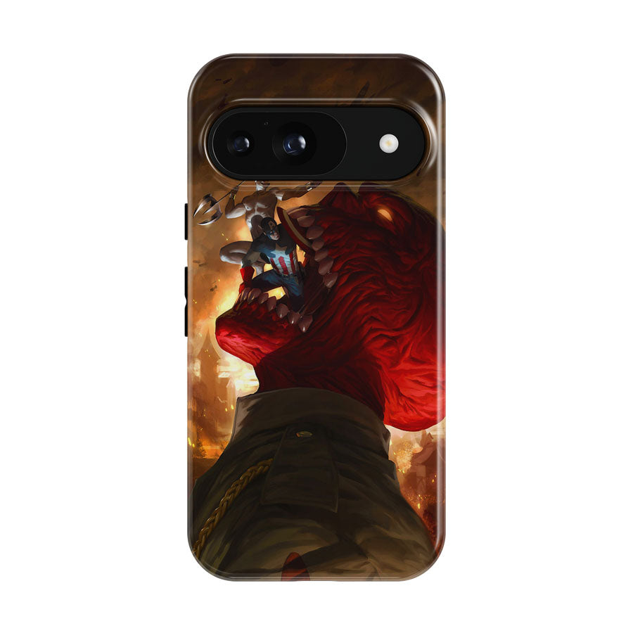Captain America Vs The Red Skull Google Pixel 9 | 10 Pro Case