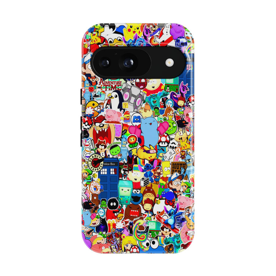 Cartoon Network Collage Google Pixel 9 | 10 Pro Case