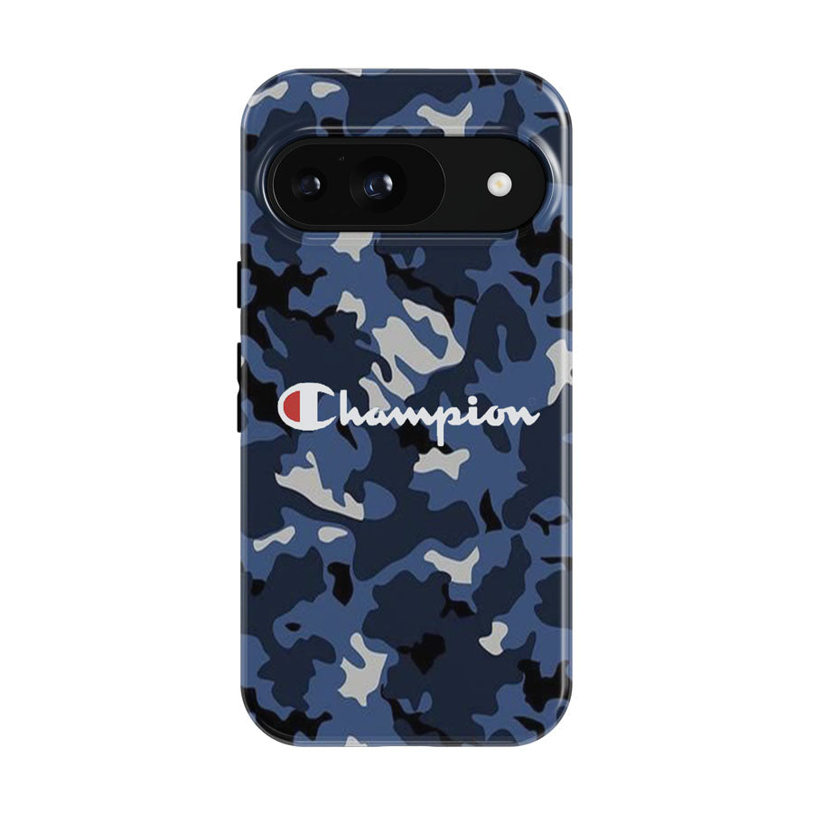 Champion Blue Camo Google Pixel 9 | 10 Pro Case