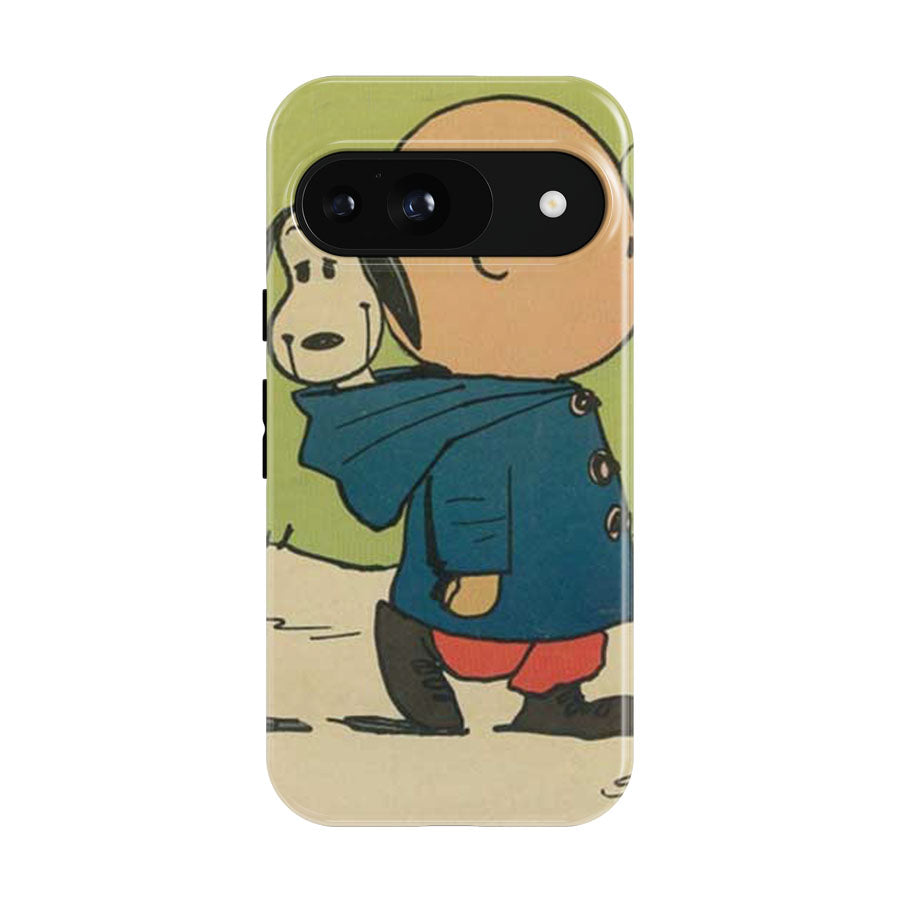 Charlie Brown Snoopy In Hood Google Pixel 9 | 10 Pro Case