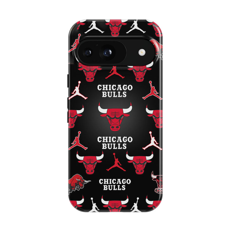 Chicago Bulls Basketball Symbols Google Pixel 9 | 10 Pro Case