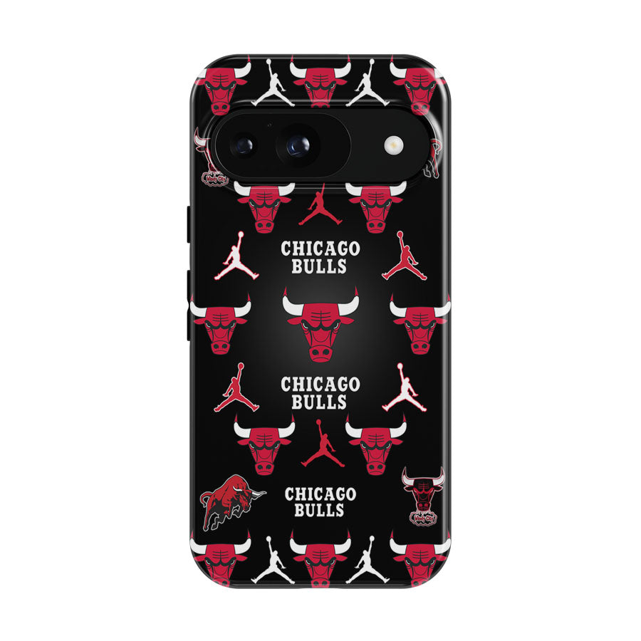 Chicago Bulls Collage Google Pixel 9 | 10 Pro Case