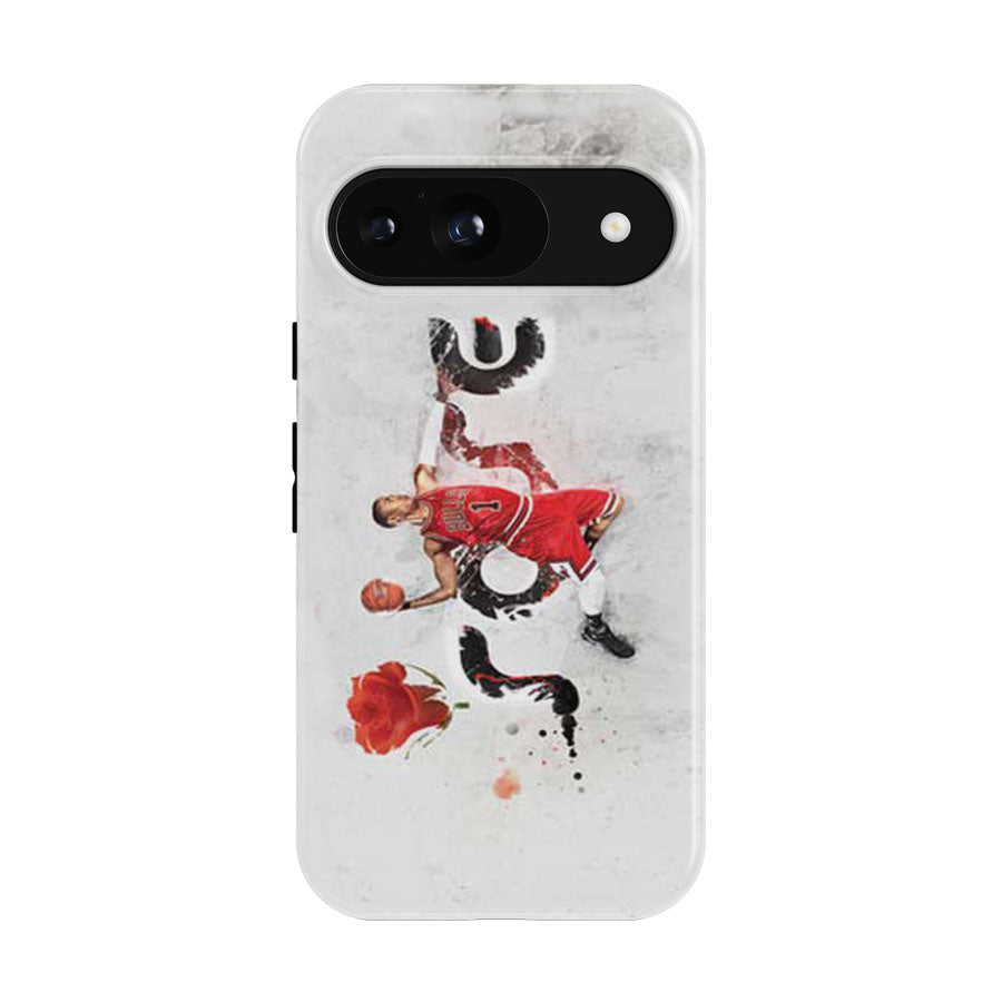 Chicago Bulls Derrick Rose Google Pixel 9 | 10 Pro Case