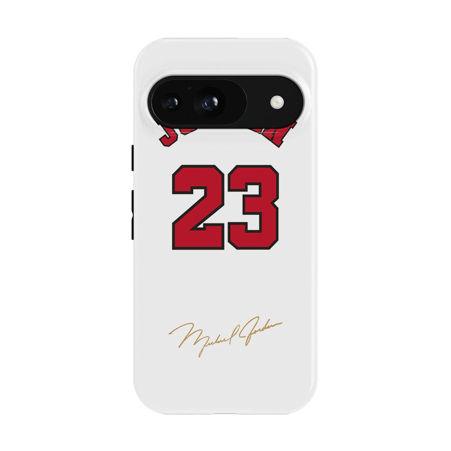 Chicago Bulls Jordan White Google Pixel 9 | 10 Pro Case