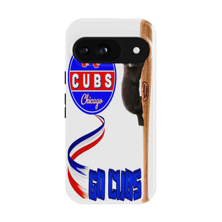 Chicago Cubs Bear And Baseball Club Team Google Pixel 9 | 10 Pro Case
