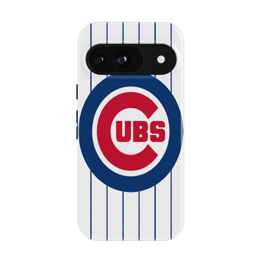 Chicago Cubs Circle Stripe Blues Google Pixel 9 | 10 Pro Case