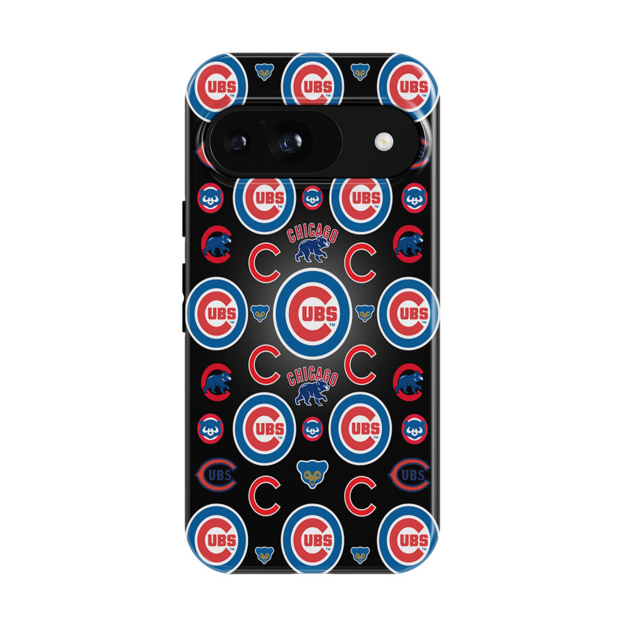 Chicago Cubs Logo Pattern Google Pixel 9 | 10 Pro Case