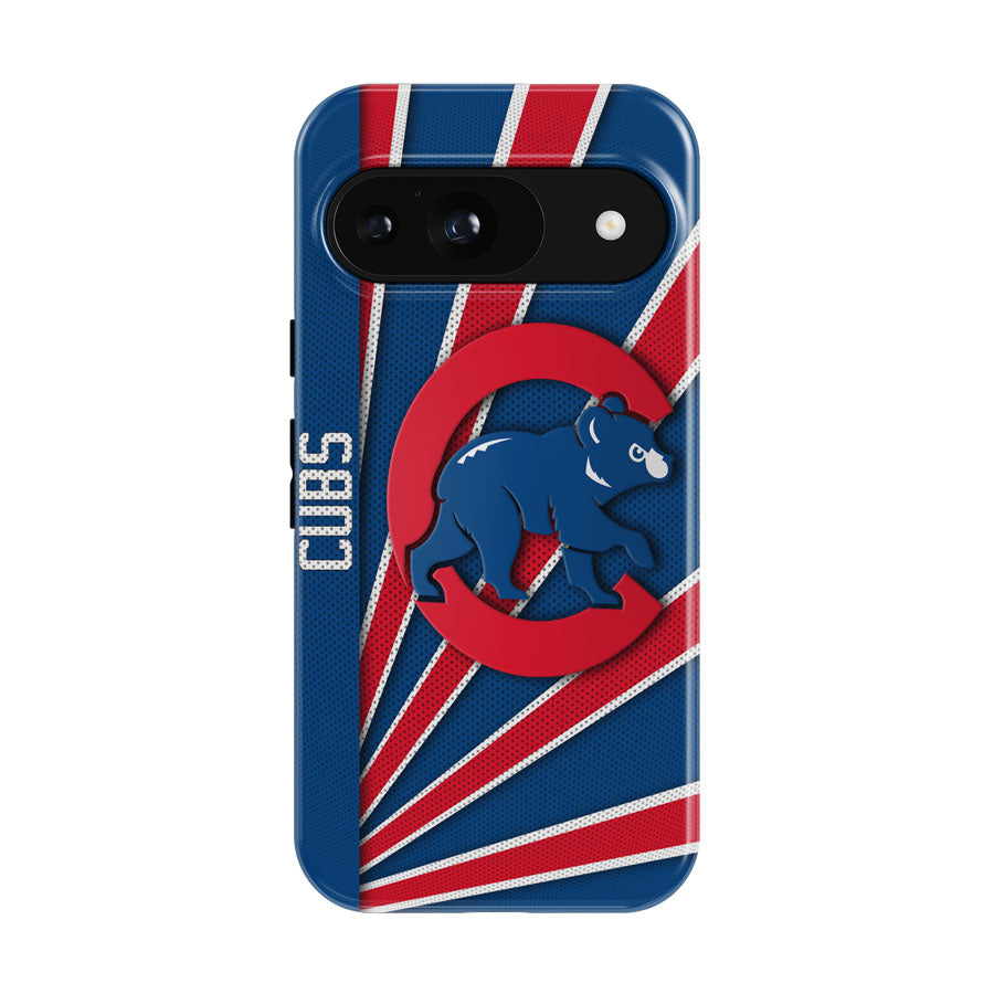 Chicago Cubs Logo Stripe Google Pixel 9 | 10 Pro Case