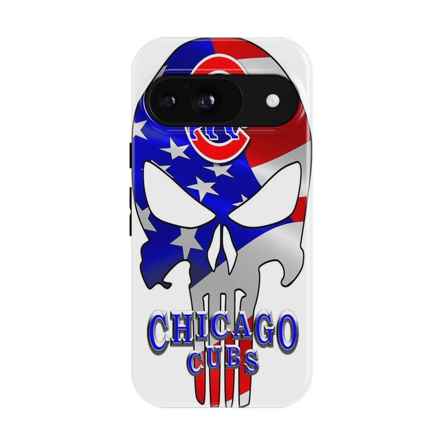 Chicago Cubs Punisher Bear Google Pixel 9 | 10 Pro Case