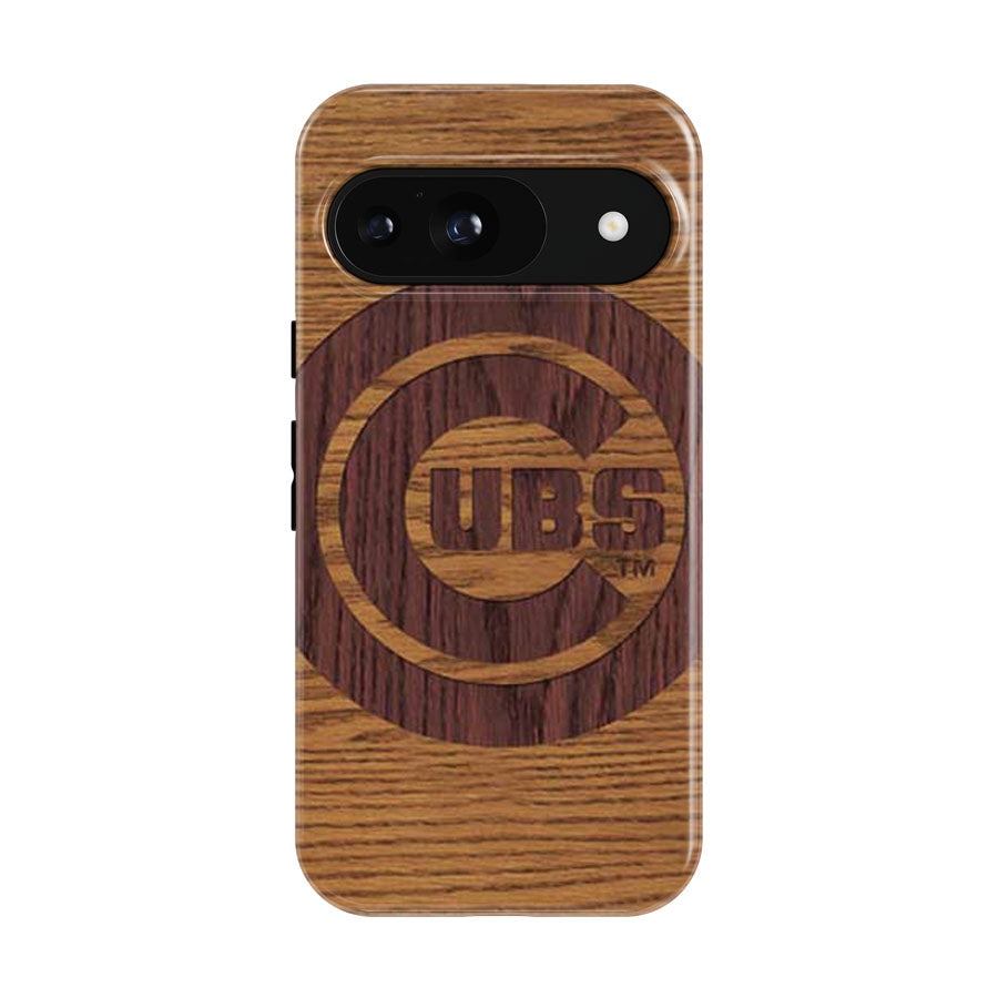 Chicago Cubs Woodcut Google Pixel 9 | 10 Pro Case