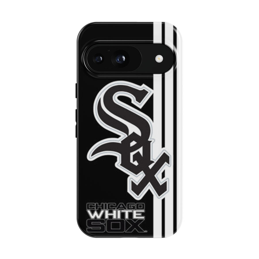 Chicago White Sox Baseball Black White Google Pixel 9 | 10 Pro Case