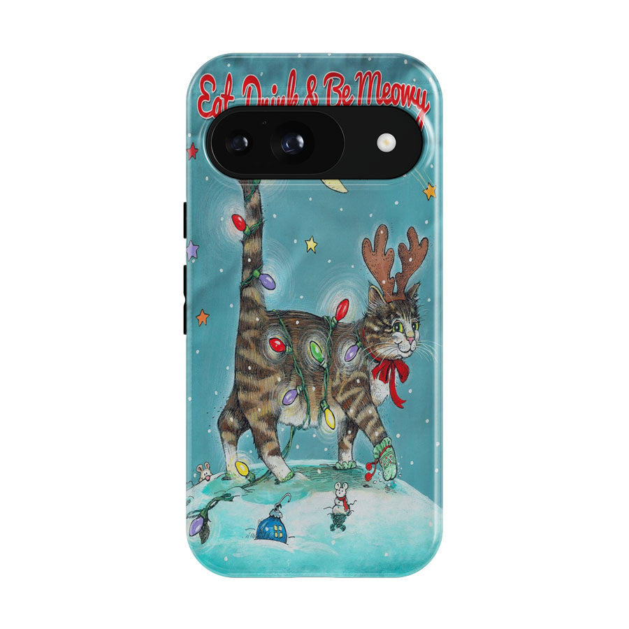 Christmas Cat Google Pixel 9 | 10 Pro Case