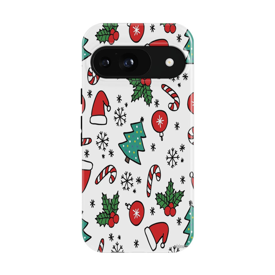 Christmas Pattern Google Pixel 9 | 10 Pro Case