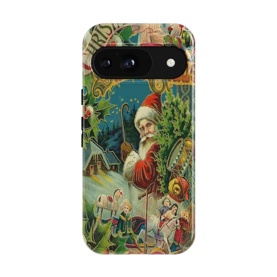 Christmas Santa Claus Victorian Antique Vintage Google Pixel 9 | 10 Pro Case
