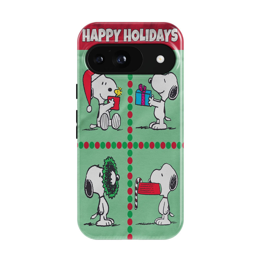 Christmas Scenes Peanuts Holiday Google Pixel 9 | 10 Pro Case