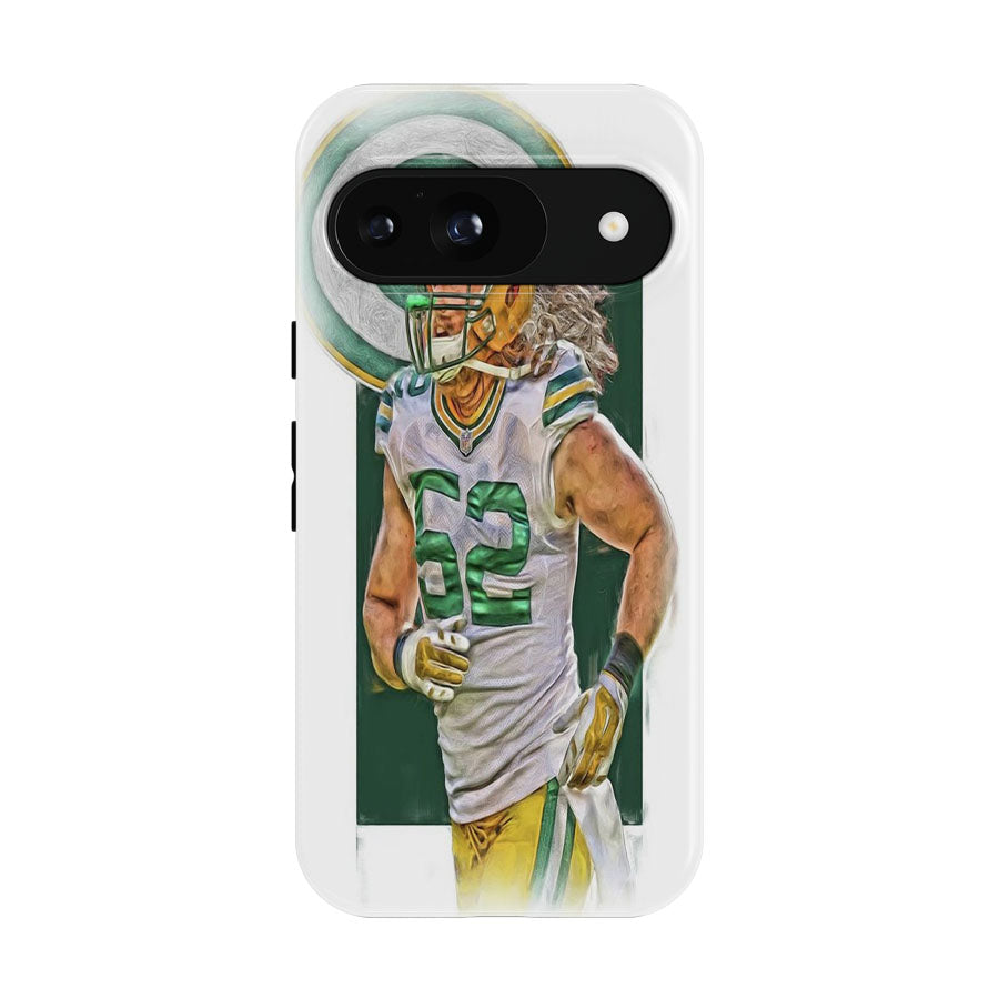 Clay Matthews Green Bay Packers Oil Art Google Pixel 9 | 10 Pro Case