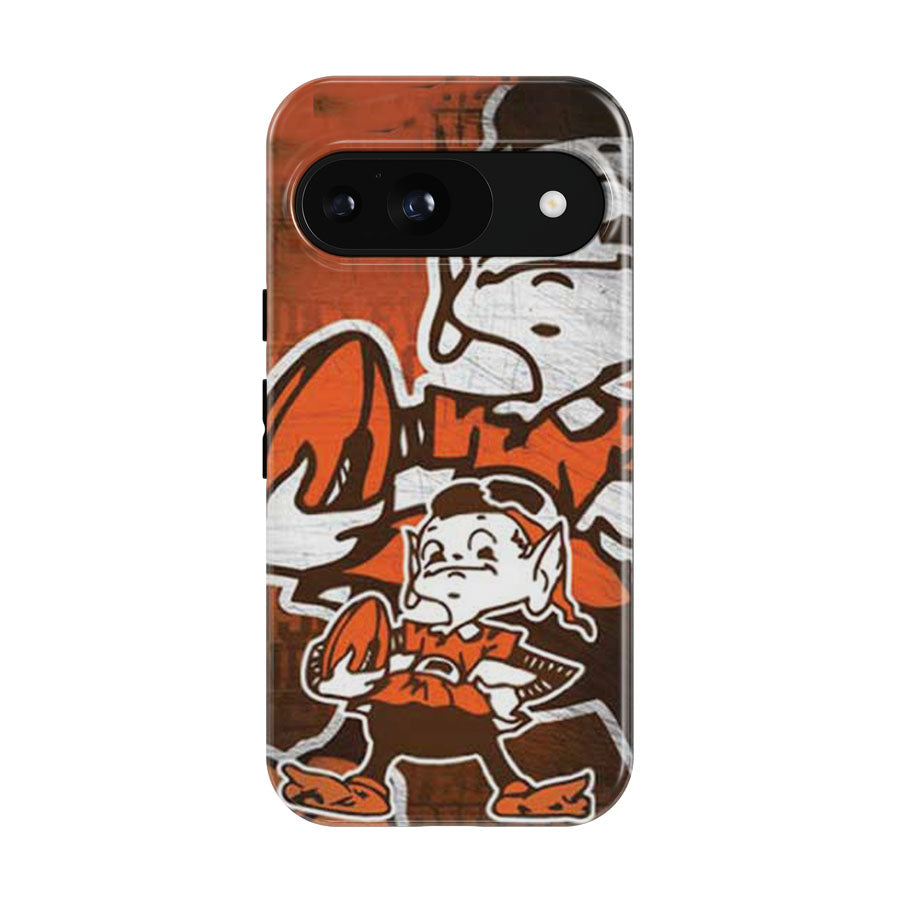 Cleveland Browns Vintage Overlap Google Pixel 9 | 10 Pro Case