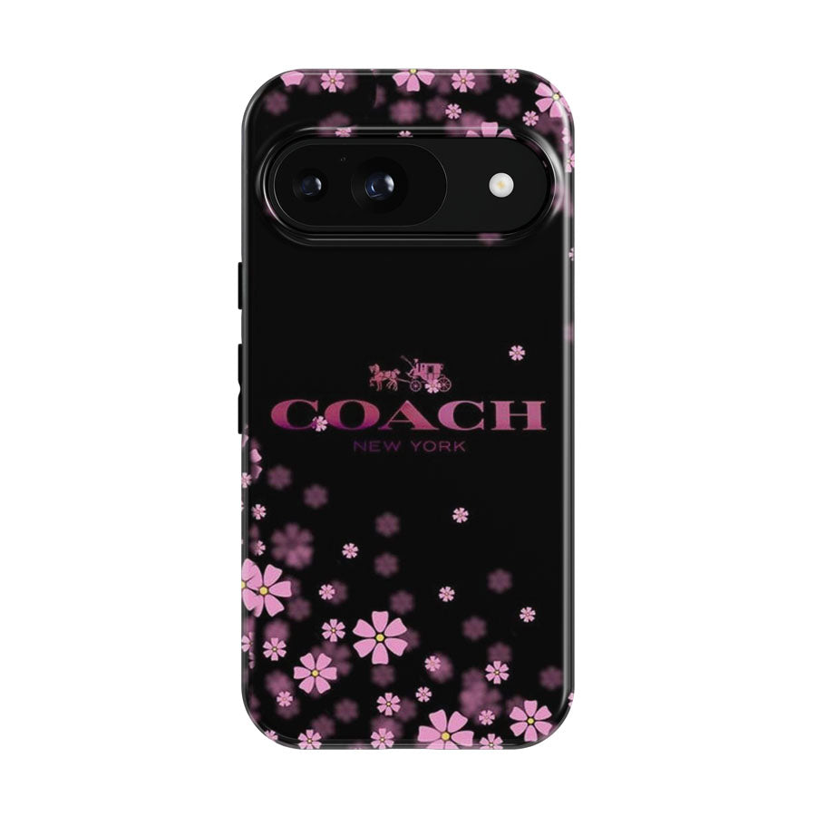 Coach Flowers Purple Sweet Google Pixel 9 | 10 Pro Case