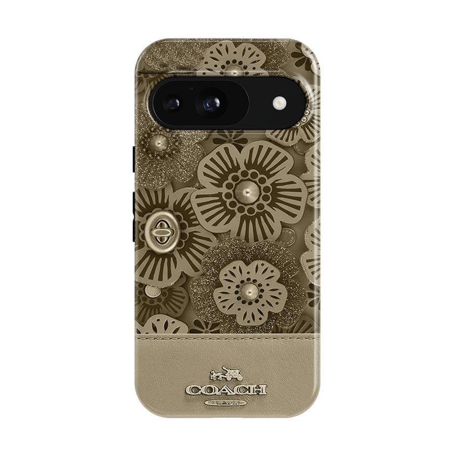 Coach New York Tea Rose Google Pixel 9 | 10 Pro Case